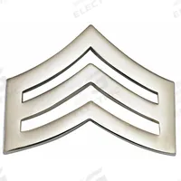 HEROS PRIDE Metal Rank Insignia: SGT. Chevron, 1 in, Silver, Metal, Clutch Pin, Rank Insignia, 1 PR (MPN 4422RN). Key specifications — attr1074238: Clutch Pin; attr188498: 1 in; attr188499: Silver; attr188500: Metal; attr188503: SGT. Chevron; attr193746: HEROS PRIDE.