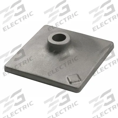 BOSCH Tamper Plate: 6 in Head Wd, 6 in Overall Lg - Chisel Bits for Breaker & Demolition Hammers