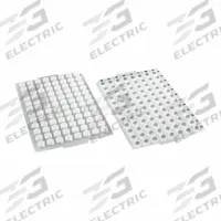 MTC BIO Sealing Mat: Round, 96 Wells, White, - Opening, Silicone, 7.3 mm Well Opening Size (MPN D3320-11). Key specifications — attr1383125: MTC BIO; attr1383132: Not Pre-Slit; attr1383135: - Opening; attr1383140: Round; attr1383126: White; attr1383129: Leak-Proof Seal.