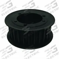 APPROVED VENDOR Timing Belt Pulley: Curvilinear, Bushed, For HTD Timing Belt Section, 31 Teeth (MPN QD31-14M-40). Key specifications — Brand: APPROVED VENDOR; Finish: Black Oxide; For Belt Series: PowerGrip® HTD®; For Bushing Size: SK.
