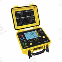 AEMC INSTRUMENTS Earth Ground Resistance Tester: 0.01 ohm to 100 kiloohm, CAT IV, IP53, Digital, USB (MPN 6472 kit-500ft). Key specifications — IP Rating: IP53; Test Current: ≤250 mA; Test Voltage: 60V AC; Brand: AEMC INSTRUMENTS.