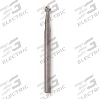 WIDIA Carbide Bur: Ball, SD-53, Single Cut, 3/16" Head - Single-Cut Ball Burs