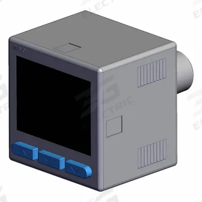 SMC High Precision Pressure Switch: 1/8 in Port Size, 1 Output/2 Output NPN/PNP Open Collector - High Precision Vacuum Pressure Switches