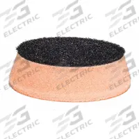 FLEX NORTH AMERICA Polishing Pad: Pad, Hook-and-Loop, Hook-and-Loop, Foam, 2 in Outside Dia, Orange (MPN 555115). Key specifications — Texture: Smooth; Material: Foam; Product Type: Pad; Compatible Tool Type: Polishers; Color: Orange; Compatible Surface Material: Metal; Features: Beveled Cut and Finish; Brand: FLEX NORTH AMERICA.