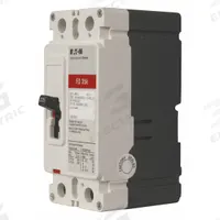 EATON Molded Case Circuit Breaker: 40 A Amps, 65kA at 240/277V AC, Fixed, AB, Load Side Lug, Std, FD (MPN FD2040). Key specifications — attr217792: FD; attr196056: 65kA at 240/277V AC; attr196057: Fixed; attr196058: AB; attr196059: Load Side Lug; attr196061: 225A/F.