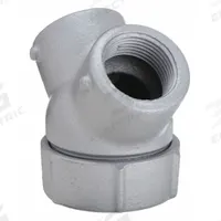 APPLETON ELECTRIC Capped Elbow - Haz Loc: Iron, Chromate Coated/Electroplated/Powder Coated, NPT (MPN ELBY-75). Key specifications — Material: Iron; Finish: Chromate Coated; Ends - Hazardous Fittings: 3/4 in FNPT x 3/4 in FNPT; Brand: APPLETON ELECTRIC.
