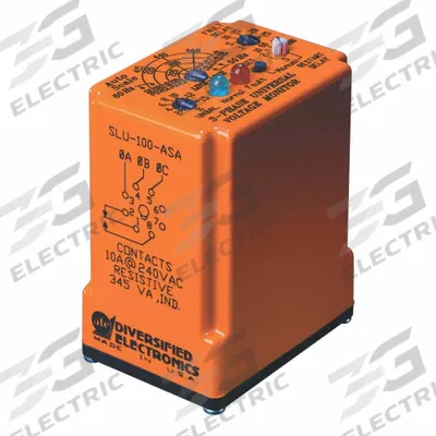 ATC DIVERSIFIED ELECTRONICS Phase Monitor Relay: 208 to 480V AC - DIN-Rail Mounted Relays