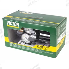 VICTOR Gas Regulator: CGA 320 Inlet, 5/8"-18 F RH Outlet, 80 scfh (Argon) /80 scfh (Carbon Dioxide) (MPN 0781-3642). Key specifications — Compatible Gas Type: Argon; Manufacturer Part Number: 0781-3642; Brand: VICTOR; Inlet Connection: CGA 320; Outlet Connection: 5/8"-18 F RH.