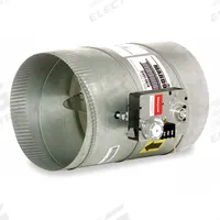 Zone Control Damper: For 8 in Dia, 11 in L, 12 3/4 in H, 10 3/4 in W, 24V AC (MPN MARD8). Key specifications — Nameplate Voltage: 24V AC; Brand: HONEYWELL; Includes: 24V AC Floating-Control Type Modulating Motor.