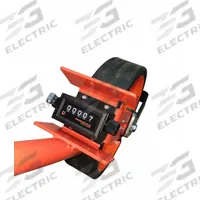 ALDON Measuring Wheel: 10,000 ft Range, Fixed Handle Handle, Solid Single Wheel, Flush Rail, Feet (MPN 4024-10). Key specifications — attr934748: 4024-10; attr939185: Center-Aligned; attr939172: Flush Rail; attr939188: Feet; attr939199: Solid; attr934749: ALDON; attr939190: Single Wheel; attr982349: Fixed Handle.