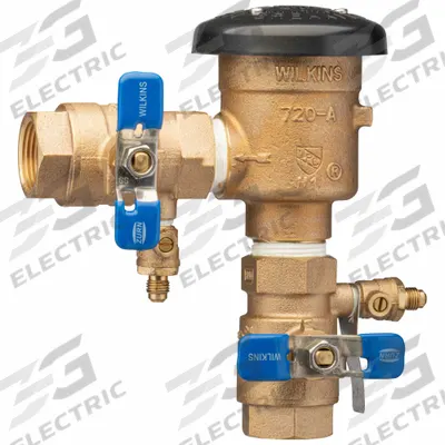 ZURN WILKINS Vacuum Breaker: 1-720AFT, FNPT x FNPT, For Water Media, 33°F – 110°F - Lead-Free Pressure Vacuum Breakers