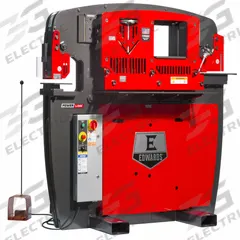 EDWARDS Ironworker: 230V AC /Three-Phase, 5 Stations, 65 Tonf Hydraulic Force, 23 A Current (MPN IW65-3P230-A). Key specifications — attr69797: Punch; attr67058: 3⁄4 in; attr66073: IW65-3P230-A; attr66076: EDWARDS.