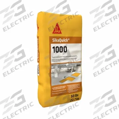 SIKA Mortar: SikaQuick 1000, 50 lb Container Size, Bag, 28 day Full Cure Time
