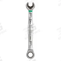 WERA Combination Wrench: Alloy Steel, Nickel Chrome, 13 mm Head Size, 6 7/8 in Overall Lg, Reversing (MPN 05073273001). Key specifications — attr309600: 13 mm; attr309611: Nickel Chrome; attr309610: Alloy Steel; attr309604: Yes; attr309612: No; attr309613: No; attr309615: No; attr324932: WERA.