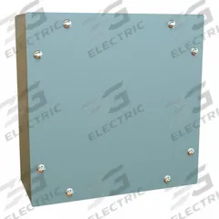 HAMMOND Junction Box: Steel, 24 in x 24 in x 6 in, NEMA 12/3/4, Solid Cover, Screw On (MPN C3SC24246GY). Key specifications — Closure Method: Screws; Brand: HAMMOND; Knockouts: Not Included.