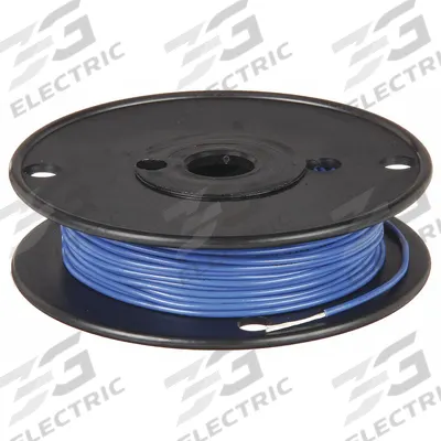 CAROL Hookup Wire: 20 AWG Conductor Size, Blue, 100 ft Overall Lg - Hook-Up Wires