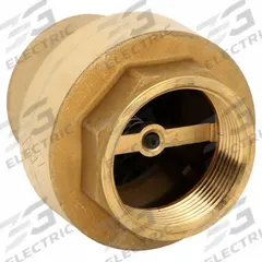 BONOMI Valve: Swing, Inline Valve Body, 2 1/2 in Pipe Size, FNPT x FNPT, Brass, Female, NPT, NPT (MPN 100003-2-1/2"). Key specifications — Brand: BONOMI.