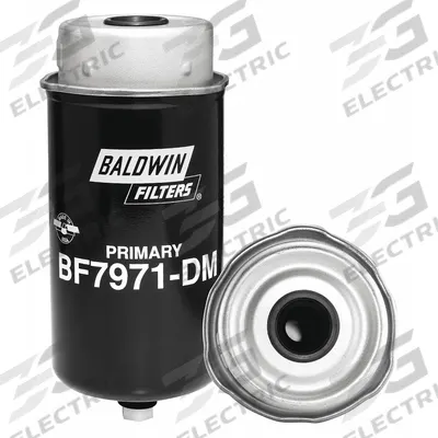 BALDWIN FILTERS Fuel Filter: Cartridge, 7 3/8 in Overall Lg, 3 5/16 in Outside Dia - Can-Type Fuel/Water Separators