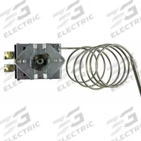 Electric Thermostat: 60°F to 210°F Temp Range, 60 to 210 Dial, 36 in Capillary, 120V AC/240V AC (MPN 5210-124). Key specifications — Input Voltage: 240V AC; Manufacturer Part Number: 5210-124; Product Type: Electric Thermostat; Brand: ROBERTSHAW.