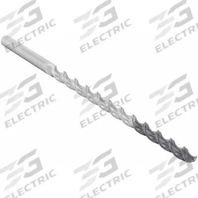 OSG Extra Long Drill Bit: 6.5 mm, 225 mm Overall Lg, 120° X-Thinning Point - Chip-Clearing Cobalt Extended-Length Drill Bits