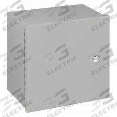 WIEGMANN Enclosure: Steel, 12 in x 12 in x 8 in, NEMA 1, Solid Cover, Hinged, Painted (MPN N1C121208). Key specifications — Brand: WIEGMANN; Closure Method: 1/4-Turn Latch; Knockouts: Not Included.