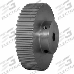 DAYTON Timing Pulley: Curvilinear, Fixed, For HTD Timing Belt Section, For 15 mm Belt Wd, 50 Teeth (MPN 50-5M15-6A5). Key specifications — Brand: DAYTON; Finish: Clear Anodized; For Belt Series: Powerhouse®.