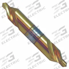KEO Center Drill: Bell Type Hey, #12, 60°, 1 7/8 in Overall Lg, TiN Coated High Speed Steel (MPN 906-000-215). Key specifications — attr1301185: KEO; attr1301198: Double End.