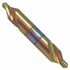 KEO Center Drill: Bell Type Hey, #12, 60°, 1 7/8 in Overall Lg, TiN Coated High Speed Steel (MPN 906-000-215). Key specifications — attr1301185: KEO; attr1301198: Double End.