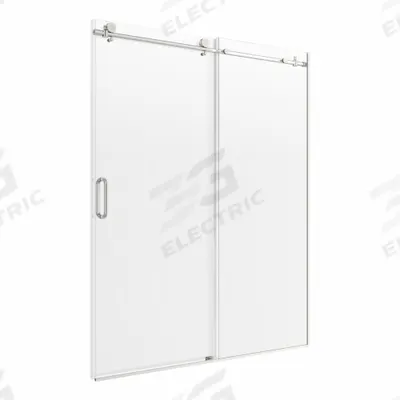 FOREMOST Tub and Shower Door: 56 in Min. Door Wd, 60 in Max. Door Wd, 76 in Overall Ht - Sliding & Panel Shower Doors