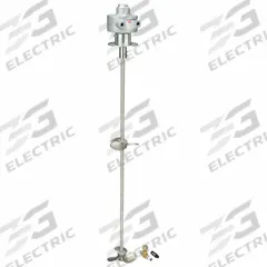 DAYTON Agitator Air Mixer: Top, 1/4 in Female NPT Inlet, NPT, 1/4 in Air Inlet Size, 3 Blades (MPN 32V132). Key specifications — attr1187664: DAYTON.