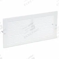 Return Air Grille: Louvered Grille, White, Powder Coated, Steel, 7 3/4 in H, 15 3/4 in W, 1/4 in D (MPN 4MJP9). Key specifications — Mounting Location: Wall; Brand: APPROVED VENDOR; Fire Rating: Not Fire Rated.