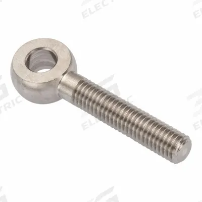 AMPG Fixed Rod End: Stainless Steel, Plain, 1 1/2 in Hole Center-to-End Lg - Stainless Steel Male Threaded Fixed Rod Ends