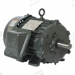 U.S. MOTORS Motor: Flange Mount, Totally Enclosed Fan Cooled, 15 hp, 190/380 V/230/460V AC (MPN GM50). Key specifications — Brand: U.S. MOTORS; Nameplate Voltage @ 60 Hz: 230/460V AC; Full Load Current @ 60 Hz: 18.4 A; Nameplate RPM @ 60 Hz: 1,775 RPM; Motor Enclosure: TEFC.