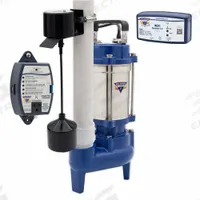 PRO SERIES PUMPS Sewage Ejector Pump: Cast Iron, Single Phase, 2/5 hp, 115V AC, 22 ft Max. Head, NPT (MPN E7040-VSC2-WiFi2). Key specifications — Impeller Material: Cast Iron; Rated Voltage: 115V AC; Hazardous Location Class: Not Rated; Brand: PRO SERIES PUMPS; Discharge Orientation: Horizontal; Switch: Piggyback Dual Micro-Reed Float.