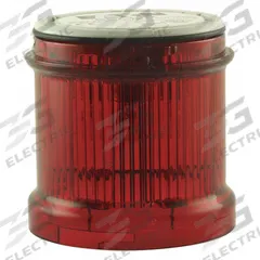 EATON Tower Light Module: Strobe, 110/120V AC, Red, 70 mm Overall Dia, 3 in Overall Ht, SL4 (MPN SL7-FL120-R). Key specifications — Brand: EATON; Compatible with Series: SL4; Lens Color: Red; Operating Voltage: 110/120V AC; Manufacturer Part Number: SL7-FL120-R.