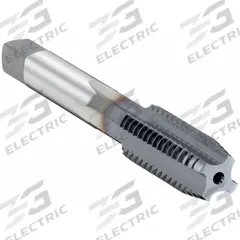 OSG Straight Flute Tap: 1"-8 UNC, H1 / 2B-3B, 4 Flute, Plug Chamfer, TiCN Coated High Speed Steel (MPN 1071808)