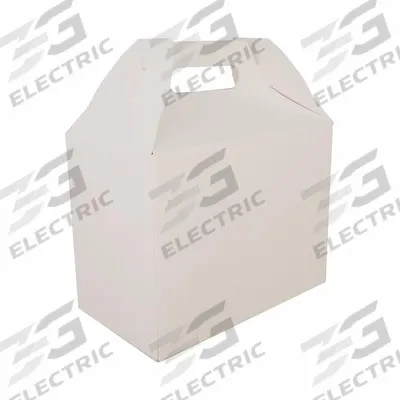 APPROVED VENDOR Disposable Carry-Out Food Container: 160 oz Capacity, 6 3/4 in Ht, 5 in Dp - Recloseable Paperboard Boxes