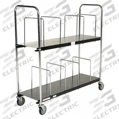 APPROVED VENDOR Panel Truck: 400 lb, Black, 56 1/2 in L x 20 in W x 59 1/2 in H Deck, 8 in Deck Ht (MPN CTC-1856-B). Key specifications — attr1343483: Black; attr1343469: (4) Swivel; attr1343506: APPROVED VENDOR.
