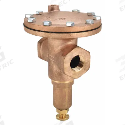 CASH VALVE Vacuum Pressure Regulator: Bronze, 1 in Inlet Connection Size, NPTF - Vacuum Release Valves