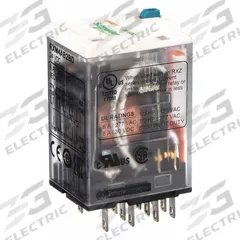 SCHNEIDER General Purpose Relay: Socket Mounted, 6 A Current Rating, 24V DC, 4PDT, 14 Pins/Terminals (MPN RXM4AB2BD). Key specifications — Brand: SCHNEIDER; Base Type: Square; Mounting Style: Plug-In; Pin Shape: Flat; Electrical Connection: Quick-Connect; Manufacturer Part Number: RXM4AB2BD; Series: Harmony™ RXM Series.