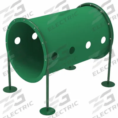 ULTRAPLAY Doggie Crawl: Polyethylene/Powder Coated Steel, Green - Dog Agility Crawl Tunnels