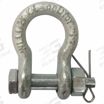 APPROVED VENDOR Anchor Shackle: Anchor Shackle, 1,000 lb Working Load Limit, Carbon Steel - Anchor Shackles for Lifting