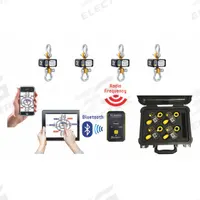 RON CRANE SCALES Crane Dynamometer: 16,000 lb Wt Capacity - Imperial, +/-0.1% Accuracy, 2 lb (MPN RCM-STRTR-4-2T). Key specifications — Readability: 2 lb; Standards: FCC; Indicator Attachment: Wireless Remote; Includes: Multi Point System with Four Load Cells and Carrying Case; Housing Material: Alloy Steel; Manufacturer Part Number: RCM-STRTR-4-2T; Brand: RON CRANE SCALES; Weighing Units: metric ton.