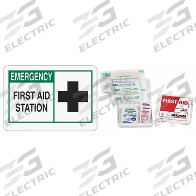 APPROVED VENDOR First Aid Kit and Housing: Gen Purpose, 20 Components - General Purpose First Aid Kits