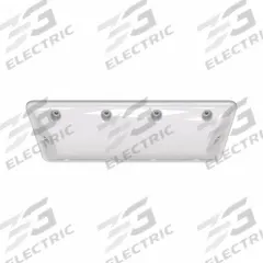 Surface Mount Fixture: 7,400 lm, 5000K, 80 W, 120/277V AC, Polycarbonate, 2 ft Lg, 11 5/8 in Wd (MPN 080GDL50CMNVHPC00SA0001). Key specifications — Voltage: 120/277V AC; NEMA Enclosure Rating: 4; Housing Material: Polycarbonate; Color Temperature: 5000K; Brand: IRONCLAD; Emergency Battery Backup: No.