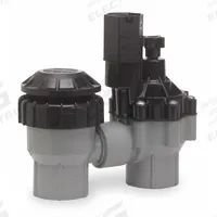 RAIN BIRD Anti-siphon Valve: 150 psi Max Working Pressure, 3/4" FNPT, 6.87 in Ht, 6.75 in Wd (MPN DASASVF075). Key specifications — Brand: RAIN BIRD; Connection: 3/4" FNPT; Material: Plastic; Product Type: Anti-Siphon Valve.
