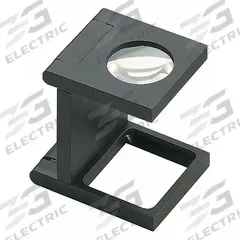 ESCHENBACH OPTIK GMBH Linen Tester: 5X, 1.67 in Focal Distance, 14.48 mm Lens Dia, 32D Diopter (MPN 1271). Key specifications — attr1201460: Mnf.# 12005; attr1183285: 1.67 in; attr1183286: 14.48 mm; attr1183287: 32D; attr1183296: ESCHENBACH OPTIK GMBH; attr1183291: Linen Tester.