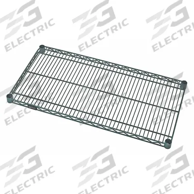 QUANTUM Wire Shelf: 54 in x 21 in, 1 Shelves, Quick-Adjust, 600 lb Load Capacity - Antimicrobial Wire Shelves for Wet & Dry Use