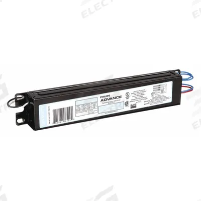 ADVANCE CFL Ballast: 120 to 277V AC, 2/3 Lamps Supported, 40 W Bulb Watt - Instant Start Electronic Fluorescent Ballasts
