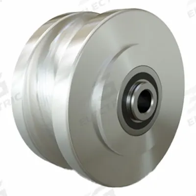 HAMILTON Track Wheel: 4 in Wheel Dia., 2 in Wheel Wd, 750 lb Load Capacity - U-Groove Wheels